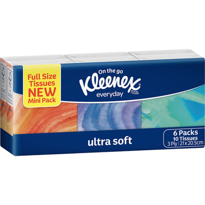 Kleenex Ultra Soft Tissues Pocket 6 Pack