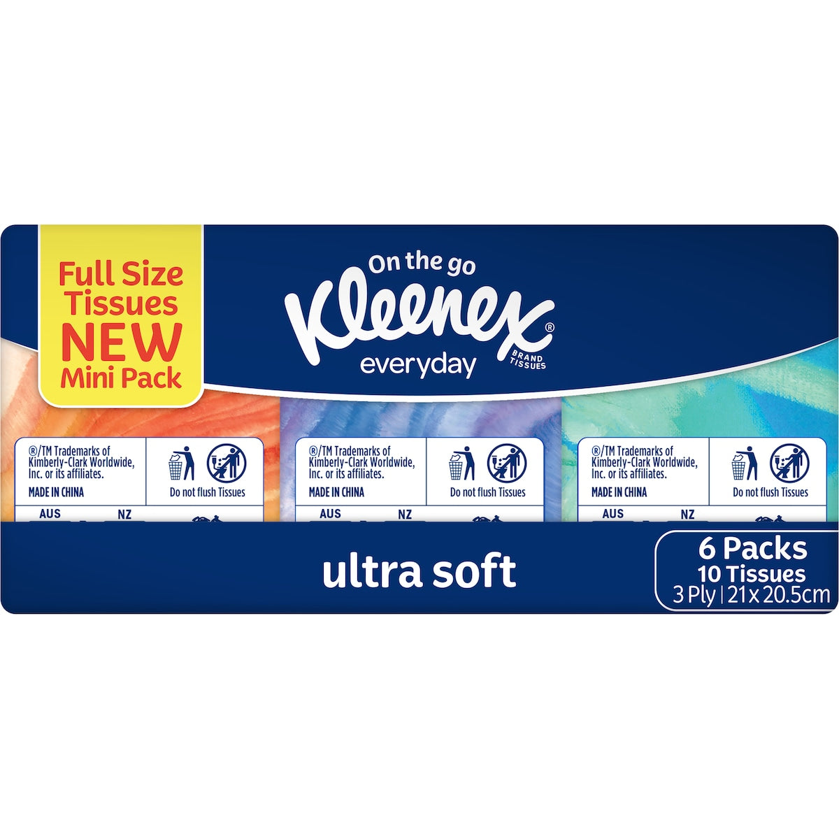 Kleenex Ultra Soft Tissues Pocket 6 Pack