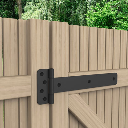 Zenith Strap Tee Hinge - 293mm - Matte Black - 2 Pack
