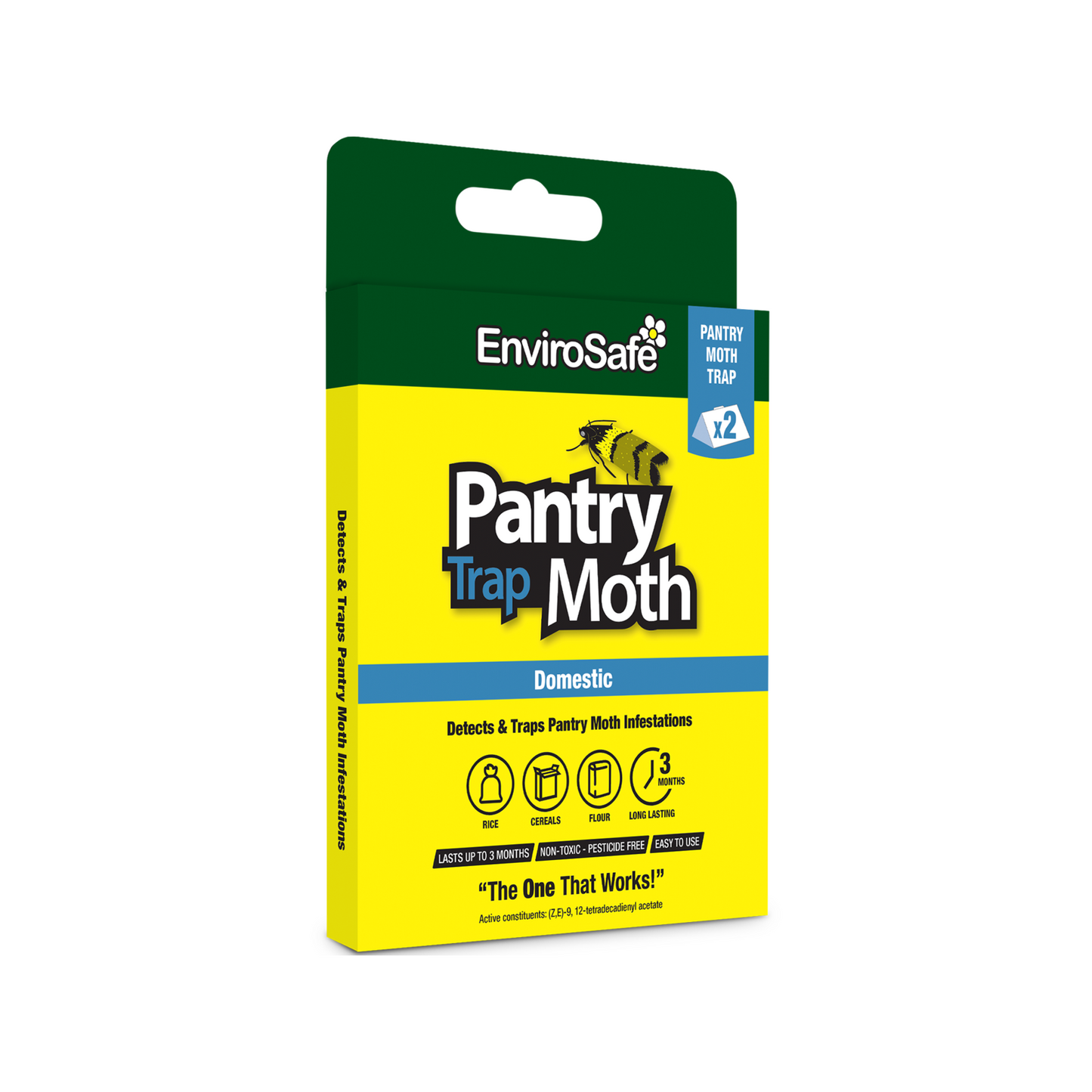 Envirosafe Domestic Pantry Moth Trap - 2 Pack