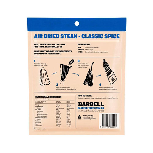 Barbell Foods Biltong assic - 70g