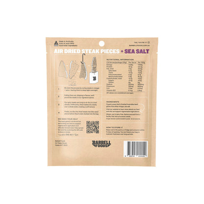 Barbell Foods Biltong Sea Salt - 70g