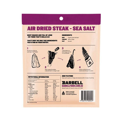 Barbell Foods Biltong Sea Salt - 70g