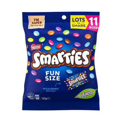Smarties Milk Choc Share Pack 11 Pieces - 127g