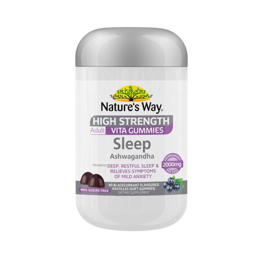 Nature's Way High Strength Adult Vita Gummies Sleep Ashwagandha - 40 Pack