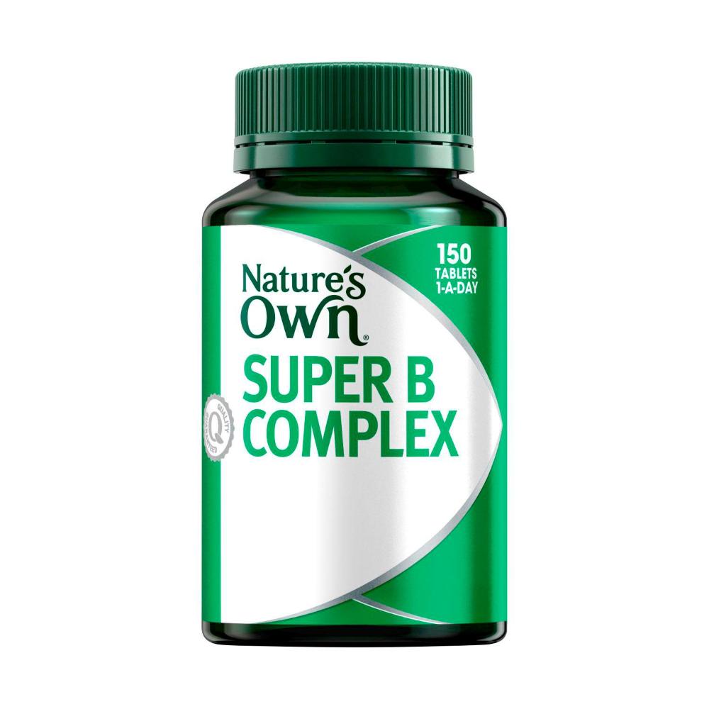 Nature's Own Super Vitamin B Complex Tablets W. Biotin + Vitamin B12 - 150 pack