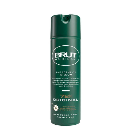 Brut 72hr Antiperspirant Deodorant Original - 212mL