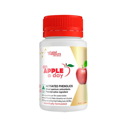 Renovatio An Apple A Day Activated Phenolics Antioxidants - 30 Pack