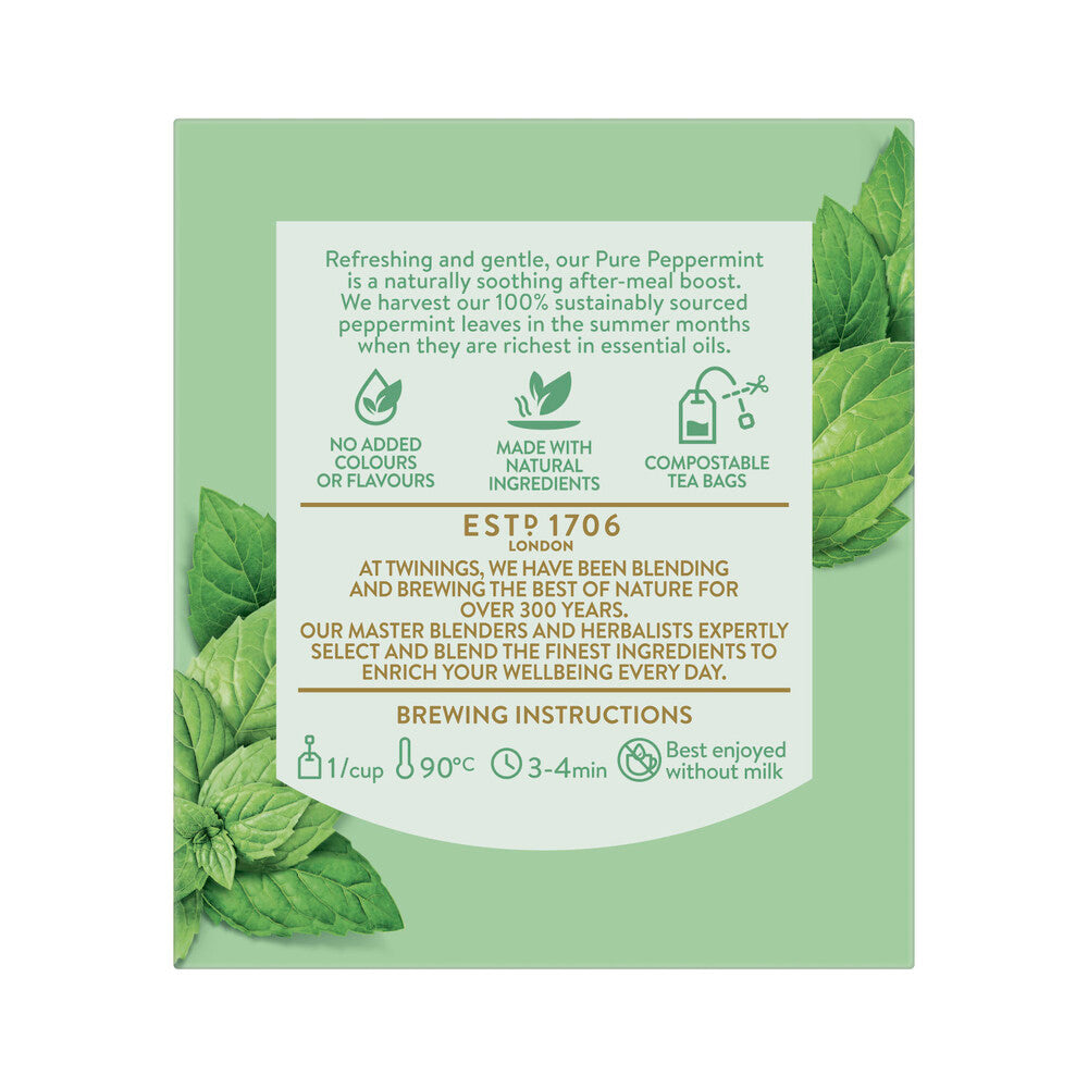 Twining's Pure Peppermint Infusions Tea Bags - 10 Pack