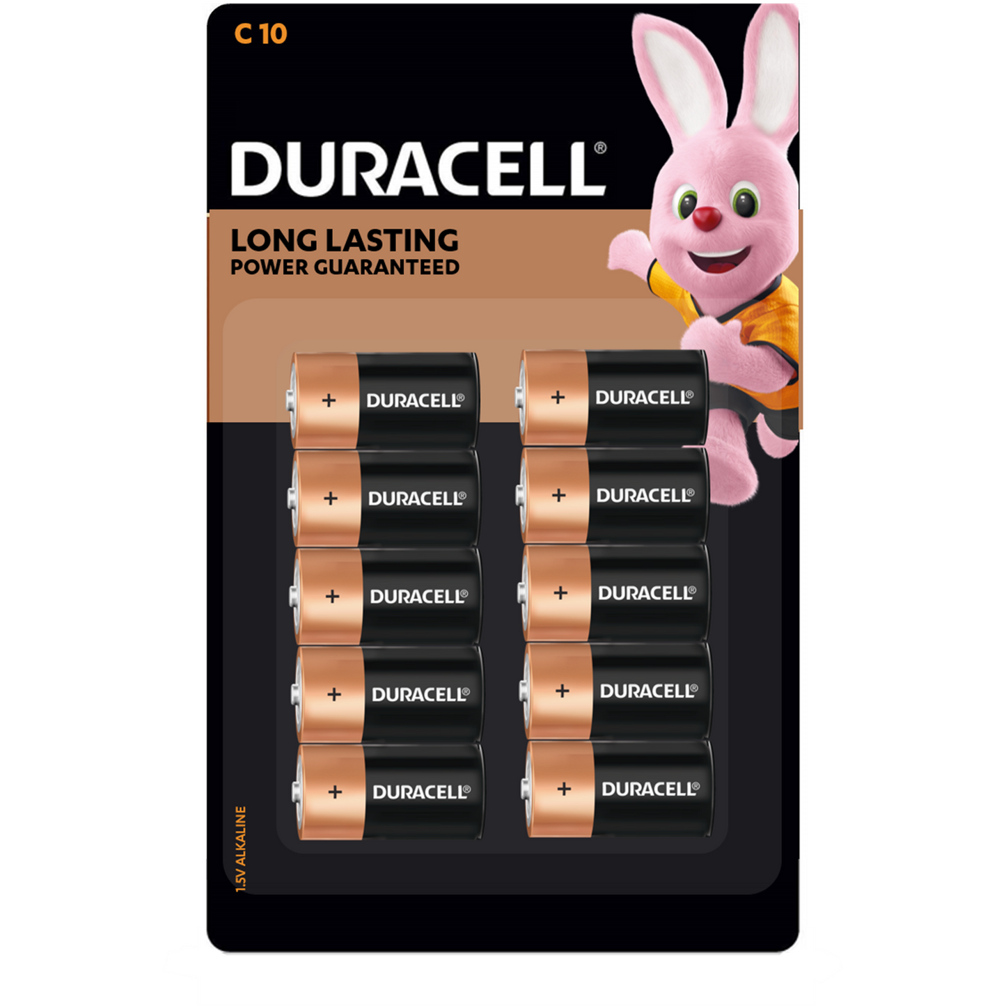 Duracell Coppertop C Batteries - 10 Pack