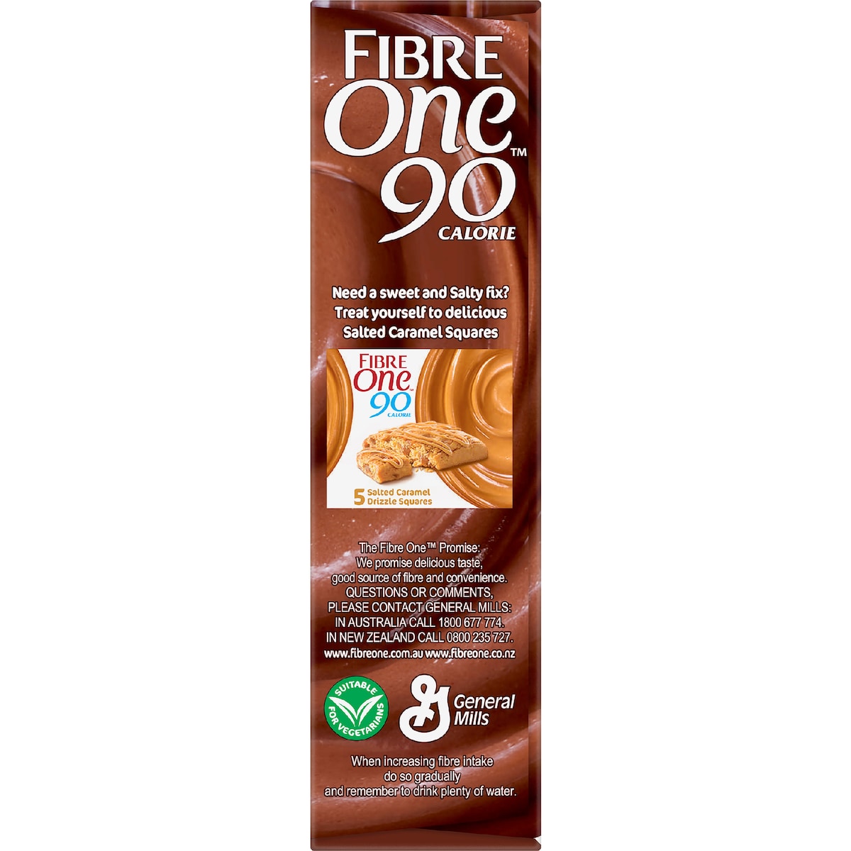 Fibre One 90 Calorie Chocolate Fudge Brownies 24g X 5 Pack