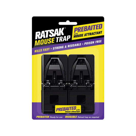 Ratsak Pre Bait Mouse Trap - 2 pack