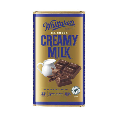 Whittaker's Block Chocolate Creamy Milk Block - 250g