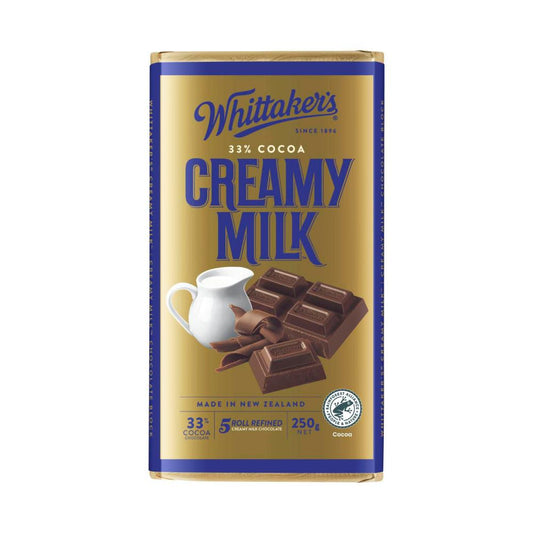 Whittaker's Block Chocolate Creamy Milk Block - 250g