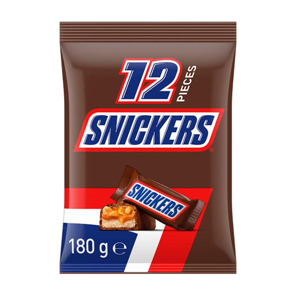Snickers Chocolate Party Share Bag 12 Pieces - 180g