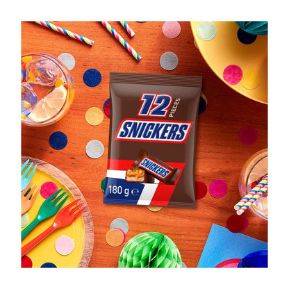 Snickers Chocolate Party Share Bag 12 Pieces - 180g