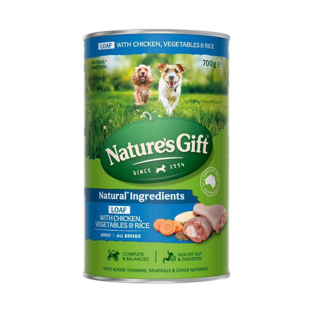 Nature's Gift Chicken Rice And Vegetable Dog Food - 700g