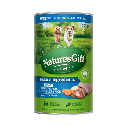 Nature's Gift Chicken Rice And Vegetable Dog Food - 700g