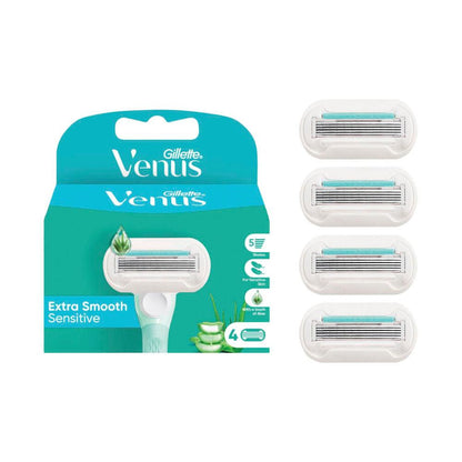 Gillette Venus Deluxe Smooth Sensitive Blades - 4 pack