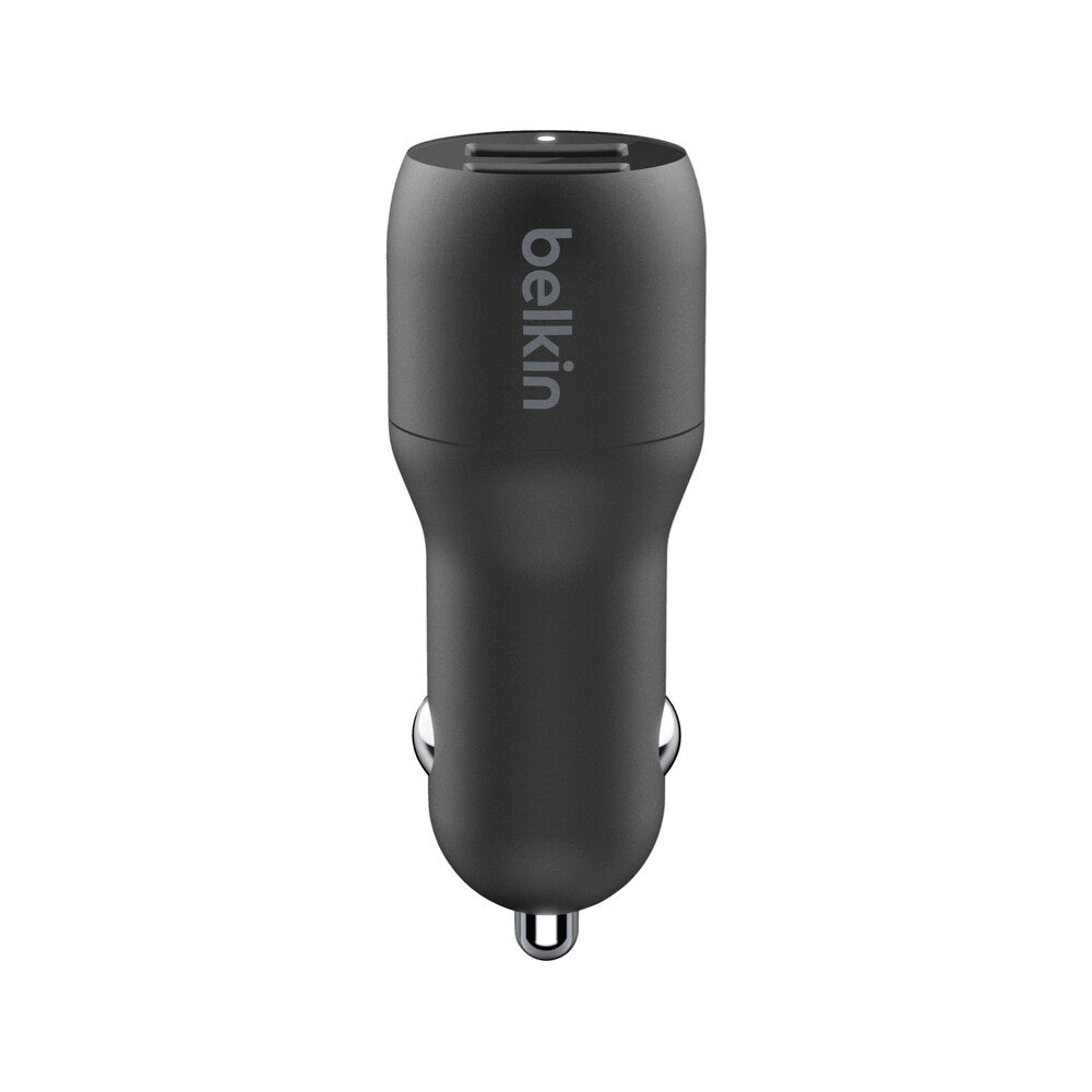 Belkin Boost Dual Usb-a Car Charger 24w - 1 Each