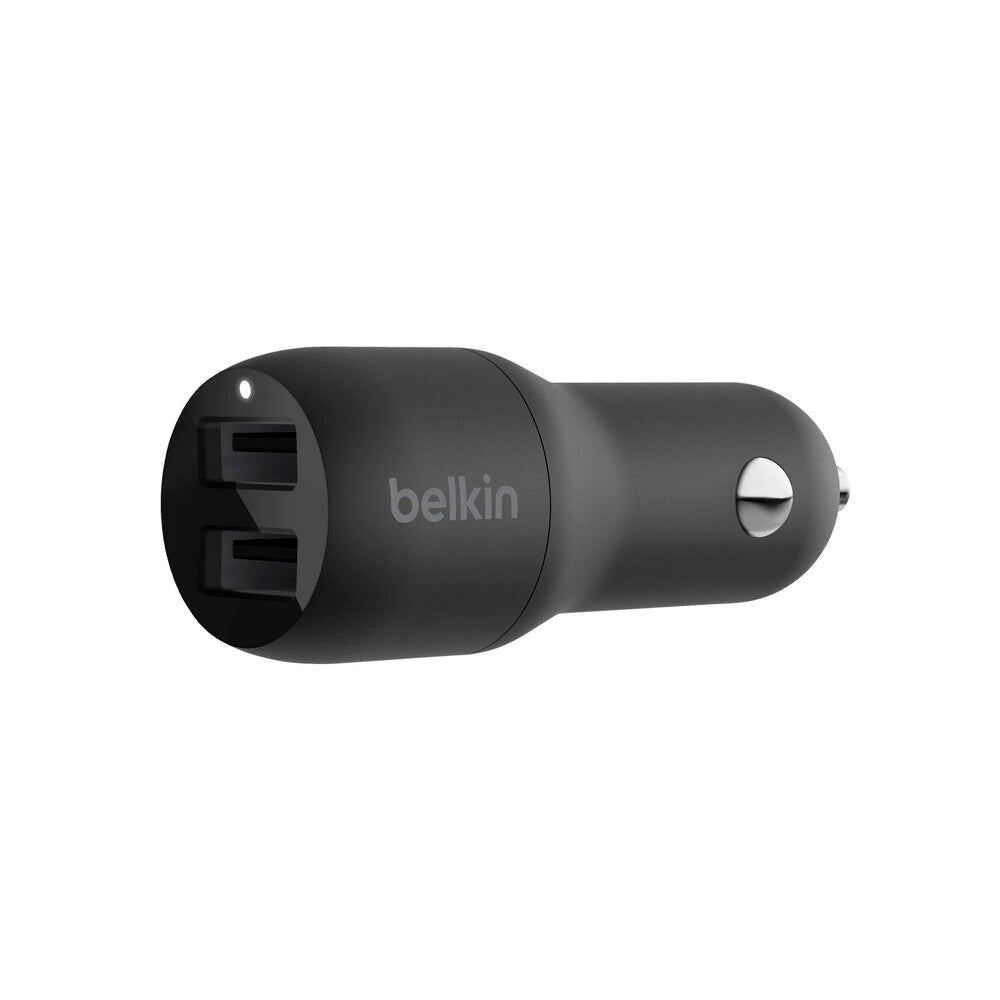 Belkin Boost Dual Usb-a Car Charger 24w - 1 Each