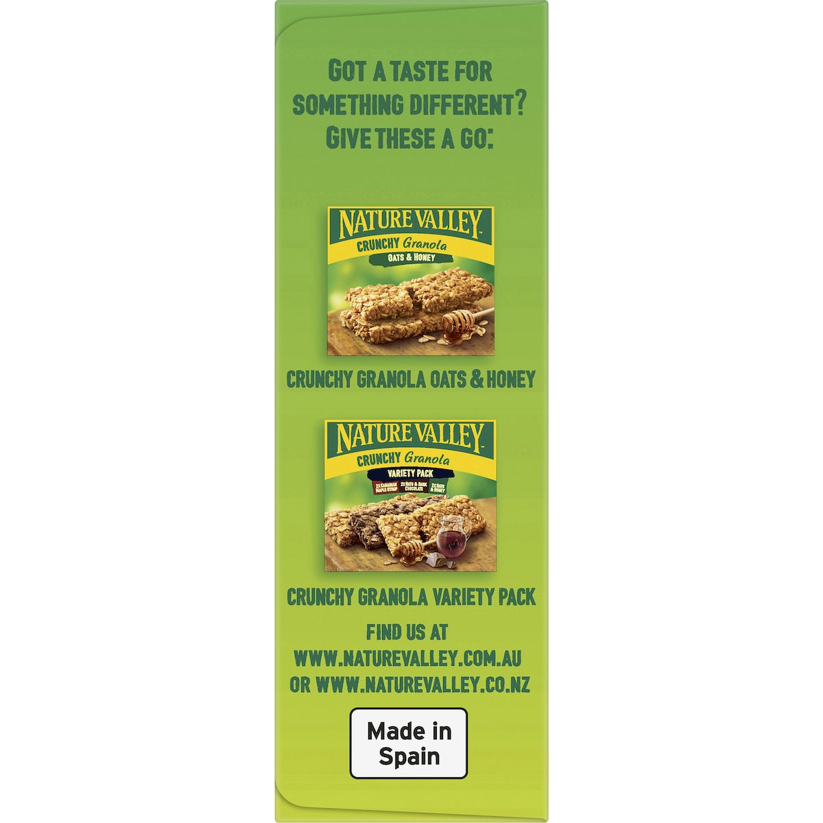 Nature Valley Crunchy Canadian Maple Syrup Granola Bars 252g 6 Pack