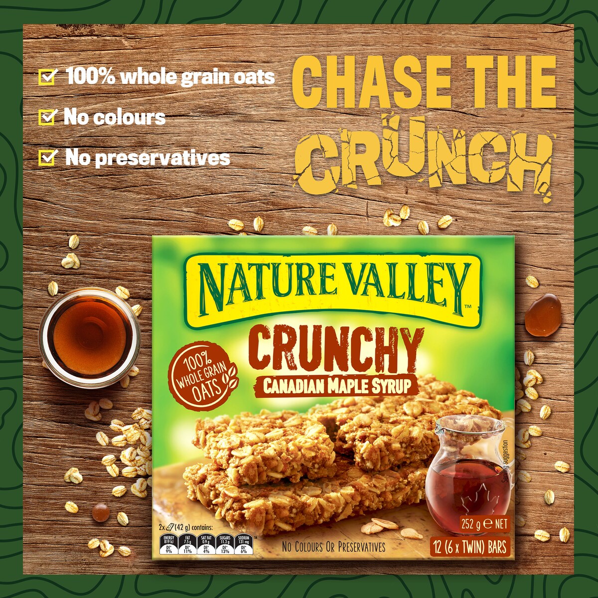 Nature Valley Crunchy Canadian Maple Syrup Granola Bars 6 Pack
