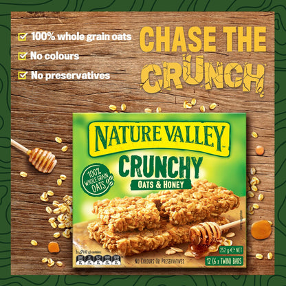 Nature Valley Crunchy Oats & Honey Granola Bars 6 Pack
