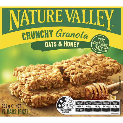 Nature Valley Crunchy Oats & Honey Granola Bars 6 Pack