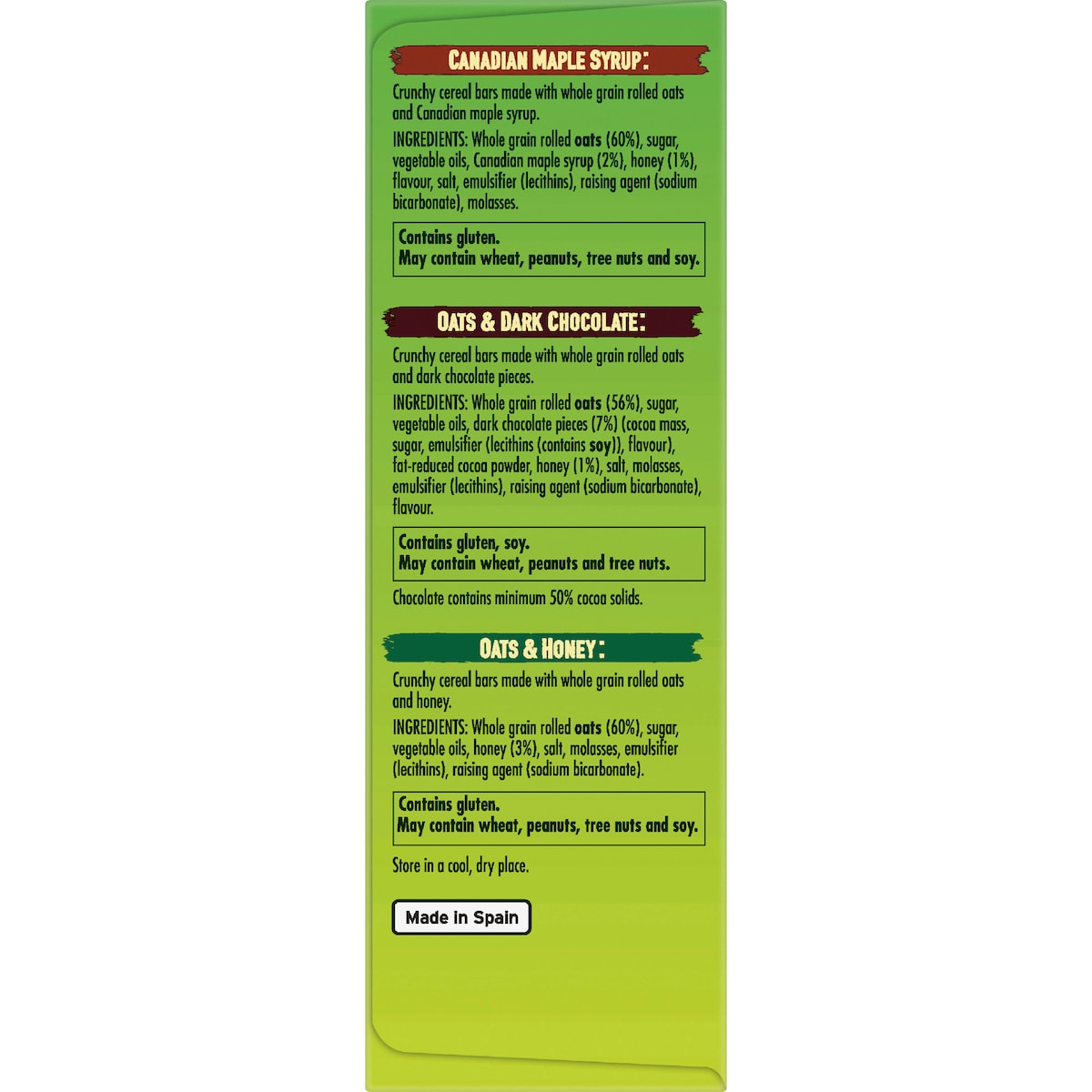 Nature Valley Crunchy Granola Bars Variety 252g 6 Pack
