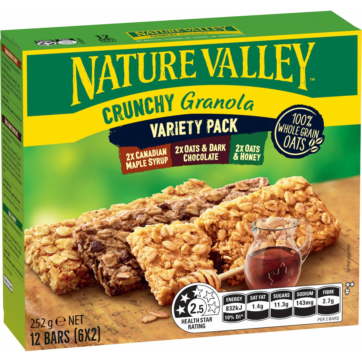 Nature Valley Crunchy Variety Granola Bars 6 Pack