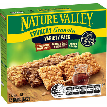 Nature Valley Crunchy Variety Granola Bars 6 Pack