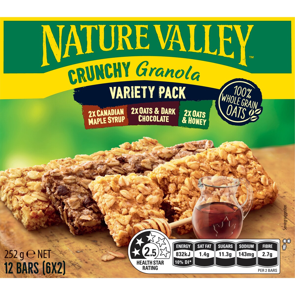 Nature Valley Crunchy Variety Granola Bars 6 Pack