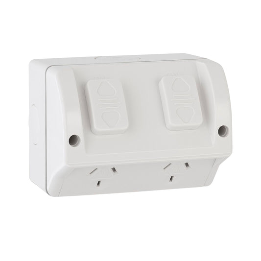 Deta Weatherproof Power Point - Double