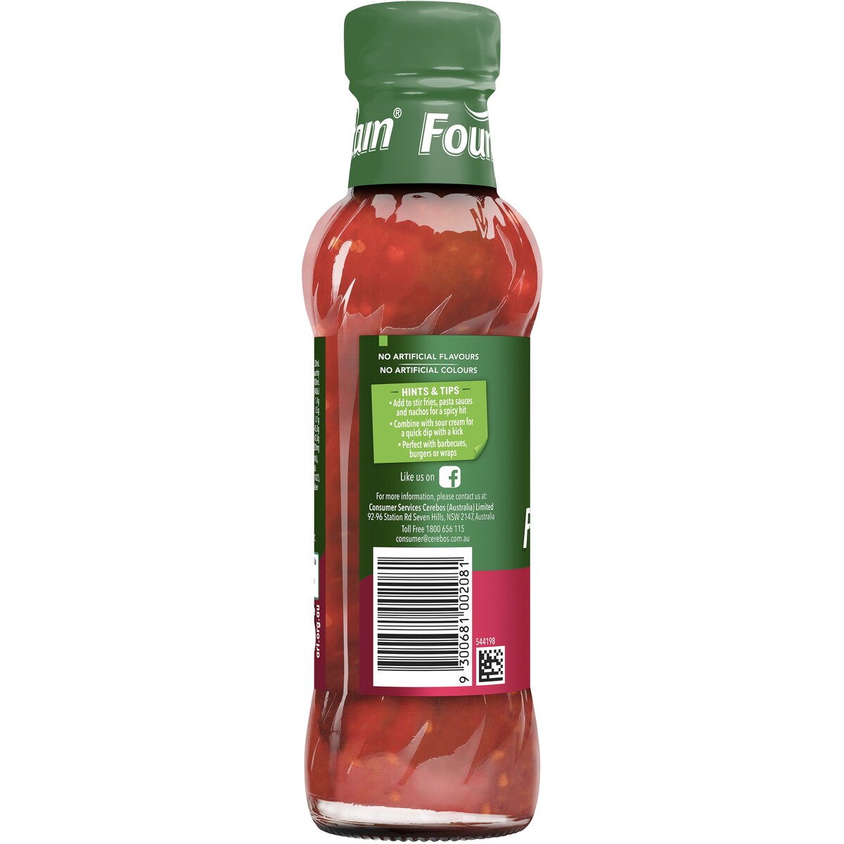 Fountain Hot Chilli Sauce 250mL
