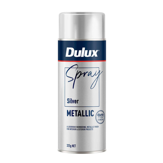 Dulux Silver Metallic Effects Spray Paint - 325g