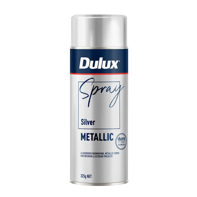 Dulux Silver Metallic Effects Spray Paint - 325g