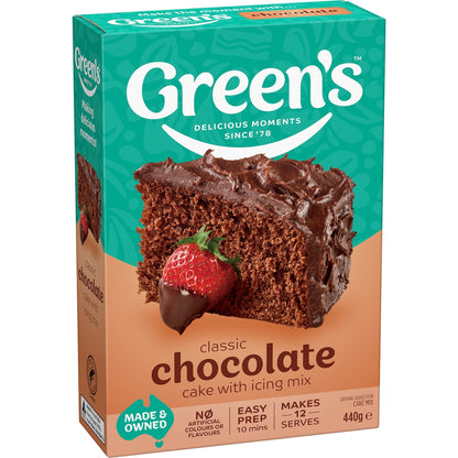 Green's Cake Mix Traditional Chocolate 440g