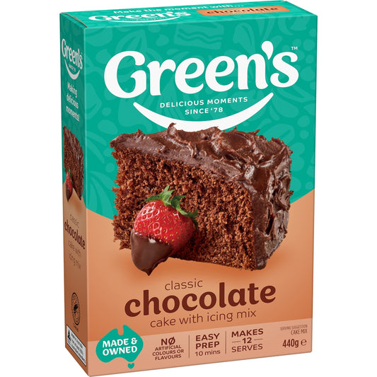 Greens Cake Mix Traditional Chocolate 440g