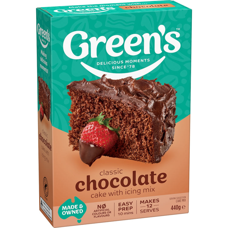 Greens Cake Mix Traditional Chocolate 440g