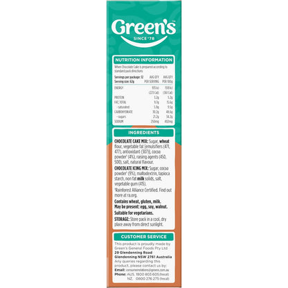 Green's Cake Mix Traditional Chocolate 440g