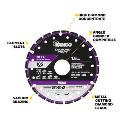 Kango Metal Diamond Blade - 125mm