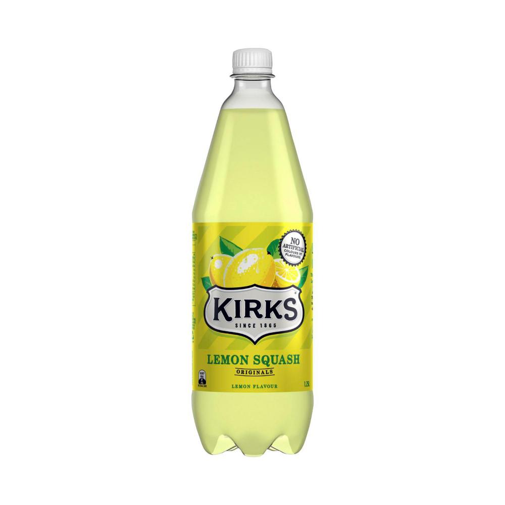 Kirks Lemon Squash Bottle - 1.25L