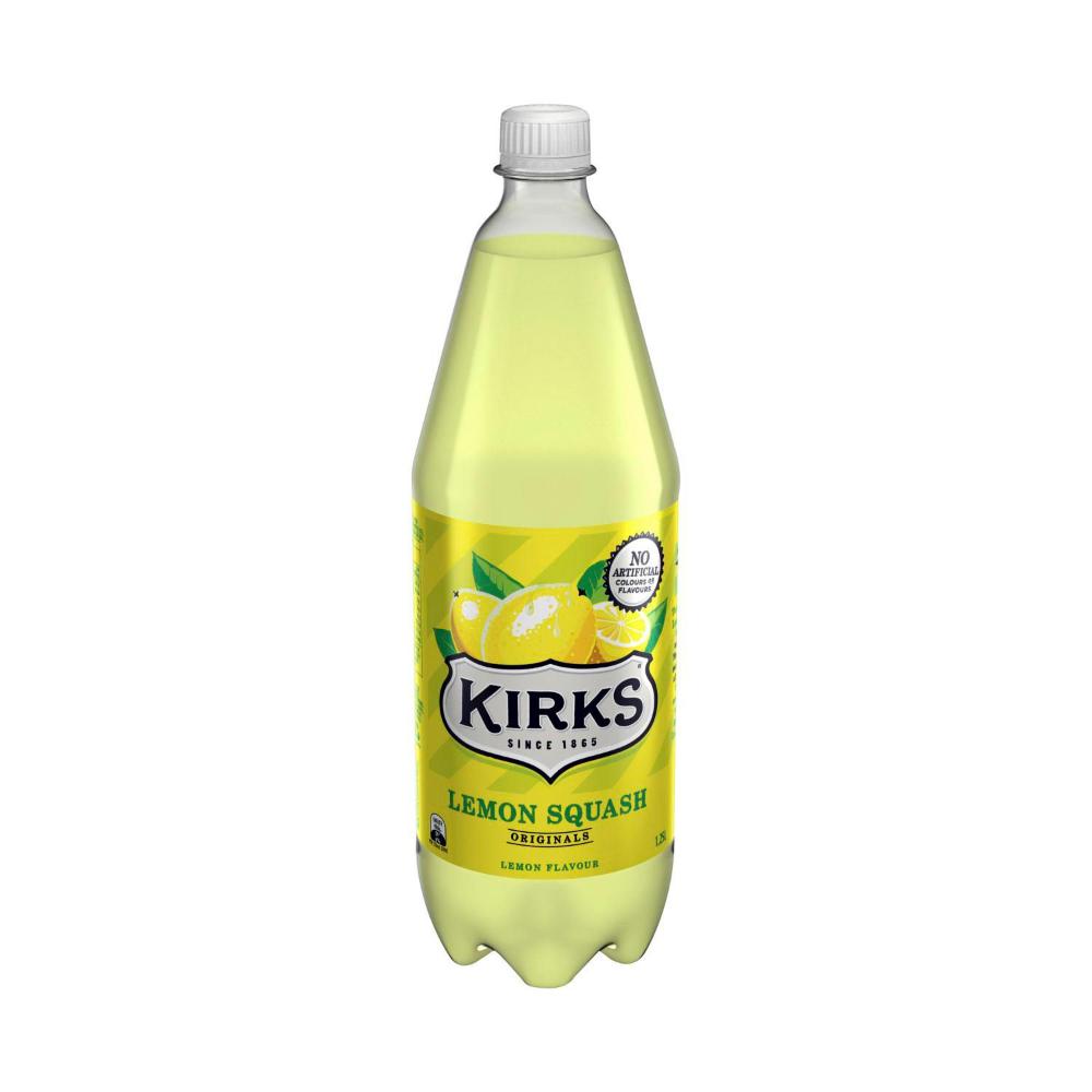 Kirks Lemon Squash Bottle - 1.25L