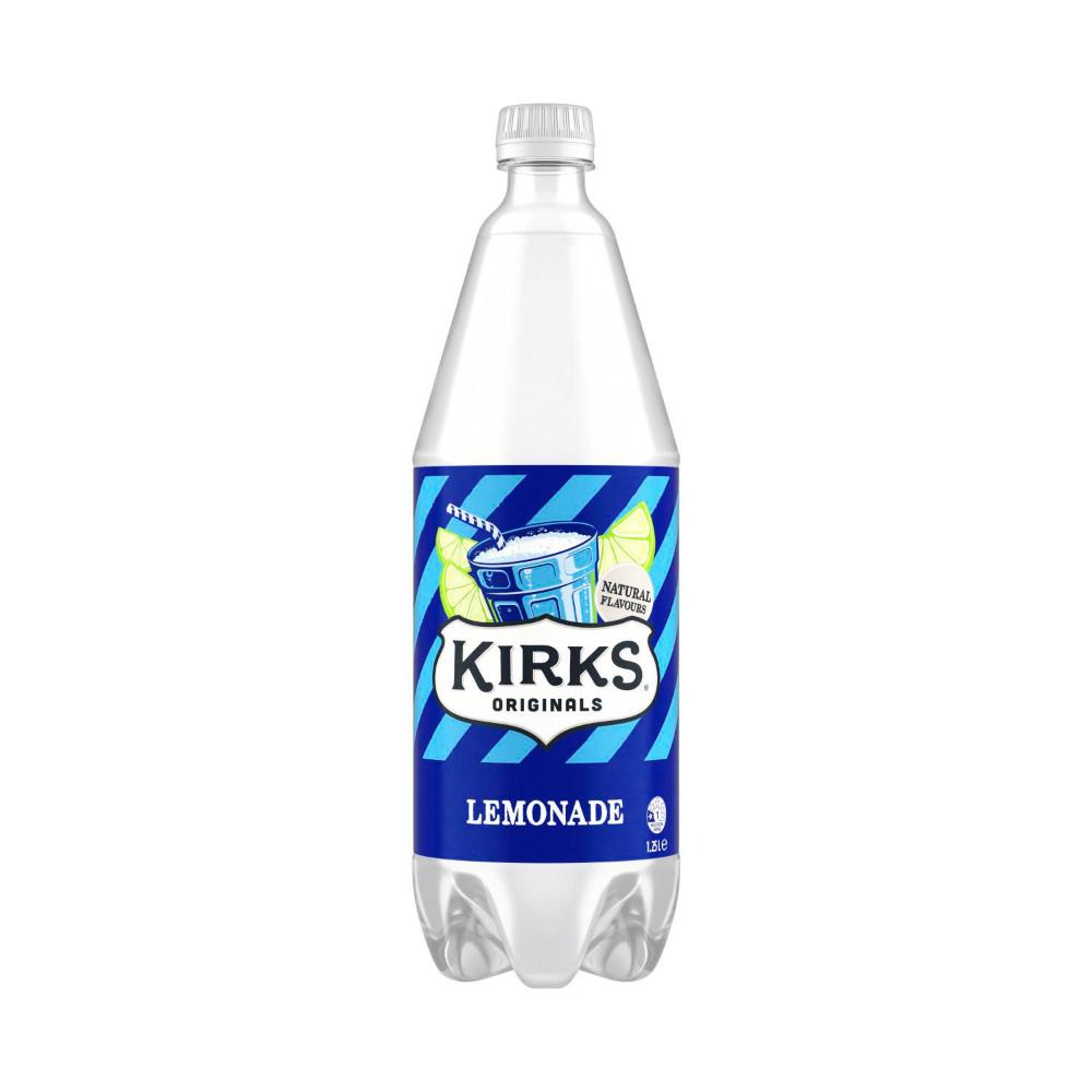 Kirks Lemonade Soft Drink Bottle 1.25l