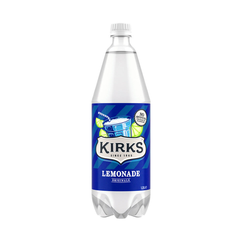Kirks Lemonade Soft Drink - 1.25L