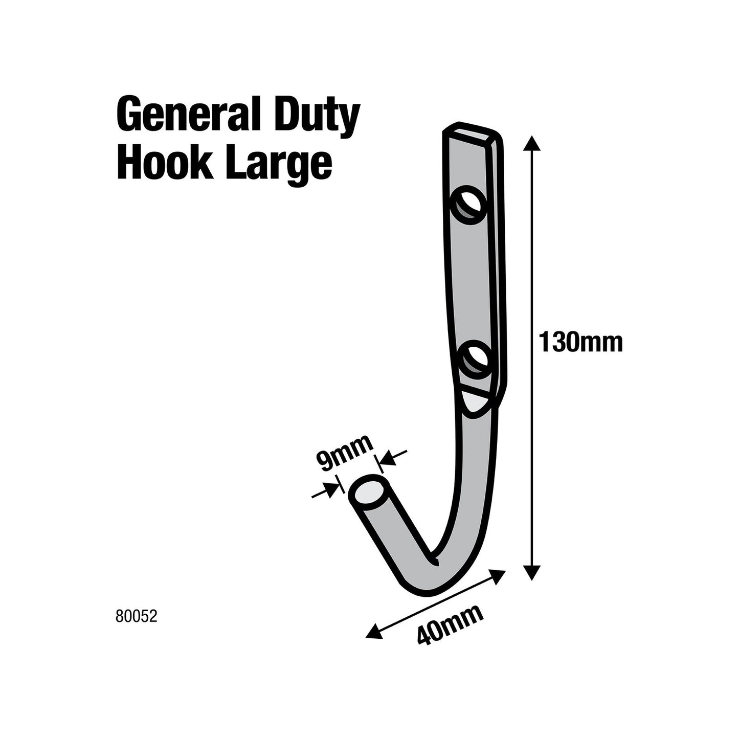 Everhang J Bolt Hook - 105mm