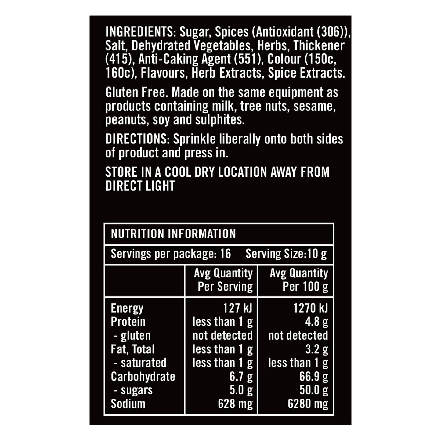 Blue Smoke Louisiana Style BBQ Rub - 160g