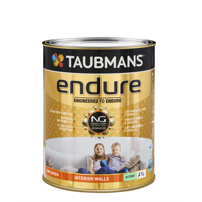 Taubmans Accent Low Sheen Endure Interior Walls Paint - 1L