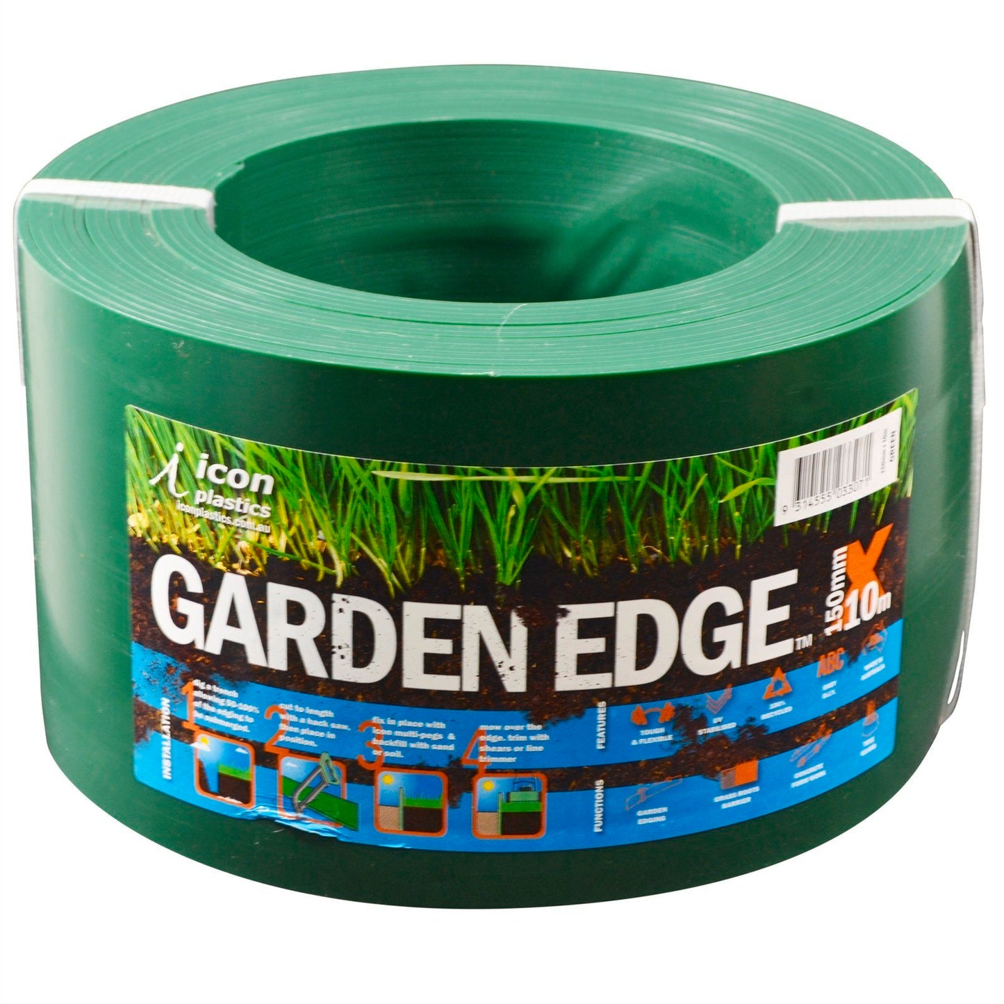 Icon Plastics Garden Edge - 150mm x 10m